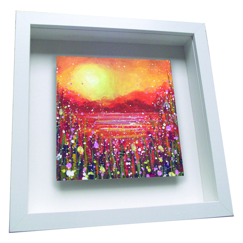 Autumn Sunrise - Framed Tile